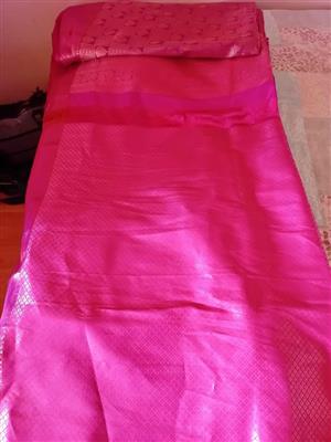 Sari (saree) material silk unstitched Width 1.2m Length 6.10m From Dubai brand new