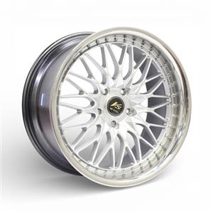 19″ SPW660 5/120 Silver Machine Lip With Rivets Alloy Wheels