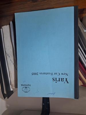 Toyota Yarris, mechanical book