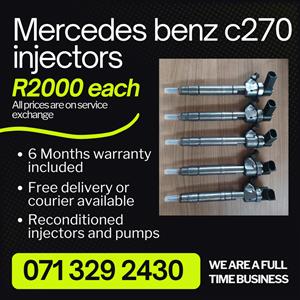 MERCEDES BENZ C270 INJECTORS FOR SALE WITH WARRANTY 