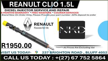 Renault Clio 1.5L Diesel Injectors on Recondition