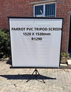 PARROT PVC TRIPOD PROJECTOR SCREEN MODEL: SC0165
