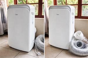 Midea portable aircon (9000 BTU/ ~2750W cooling)