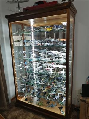 Display Cabinet Freestanding about a mtre wide x 2mtrs high