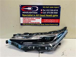 Toyota Corolla Prestige left side Full LED headlight 