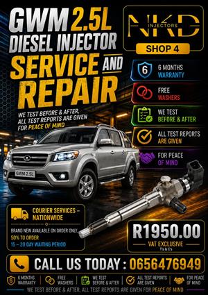 GWM_2.5L_Diesel_Injectors_On_Recon