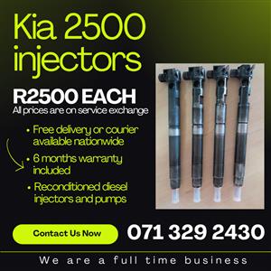 KIA 2500 INJECTORS FOR SALE WITH WARRANTY INCLUDED 