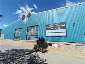 Fantastic industrial Unit to Let at a reduced price in Kya Sands for only R 49 pm²!
