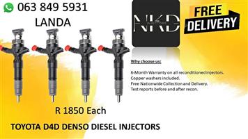 TOYOTA D4D FUEL INJECTORS