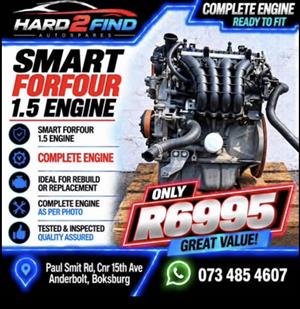 SMART FORFOUR 1.5 ENGINE FOR SALE