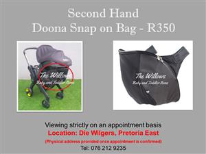 Second Hand Doona Snap on Bag