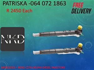 MERCEDES C270 DELPHI DIESEL INJECTORS FOR SALE