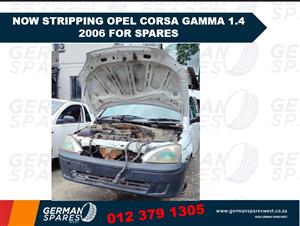 Now Stripping Opel Corsa Gamma Bakkie 1.4 2006 For Spares