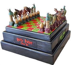 Harry Potter Chess Set available at For Old Time Sake