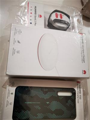 Huaweii wireless  charger and band 2 pro watch 