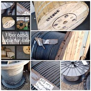 12 Core fiber optic cable for sale. SM, ADSS long span aerial fiber.
