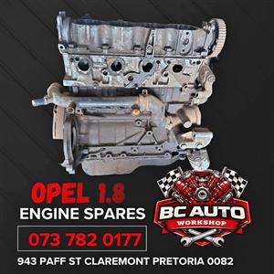 Opel 1.8 engine stripping for spares 