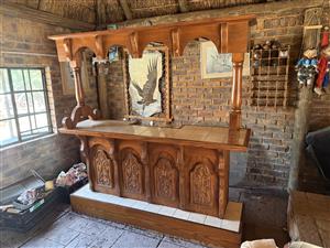 Solid Pine Bar
