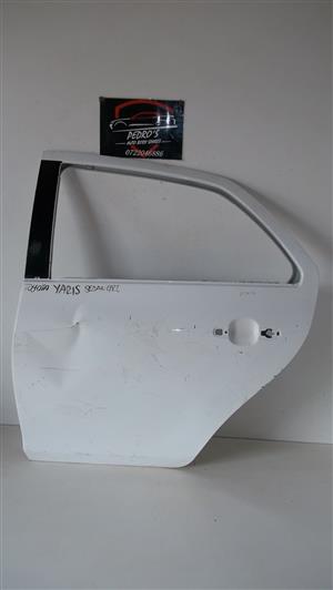 Toyota Yaris Sedan left rear door