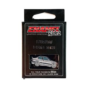 BMW E36 M3 Silver - Die-Cast Enamel Keychain