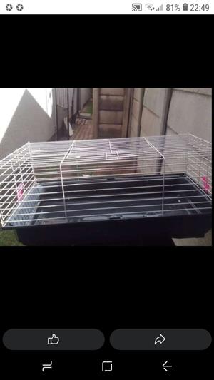 Pet cage large with extras
