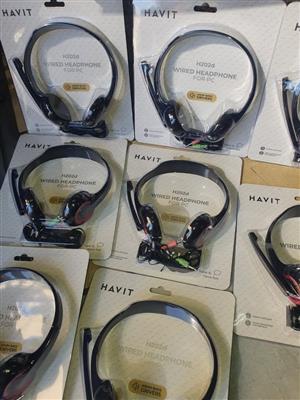 Havit wired headphones H202D 3.5 mm Aux jack Omni directional microphone