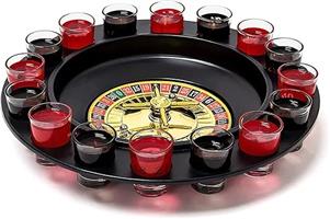 ROULETTE DRINKING GAME SET, GREAT FUN FOR YOUR NEXT PARTY