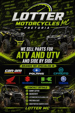 We sell al utv & atvs parts 4 various model 