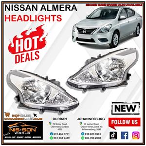 NISSAN ALMERA HEADLIGHTS