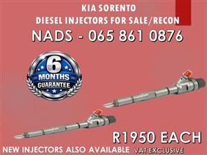 KIA SORENTO DIESEL INJECTORS FOR SALE OR TO RECON NATIONWIDE