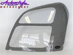 Isuzu '04-07 Carbon headlight Shields