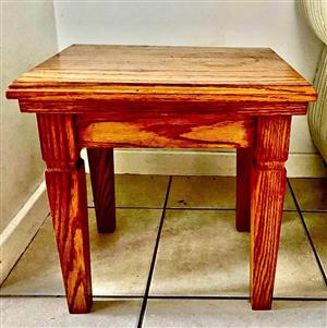 Wooden side table