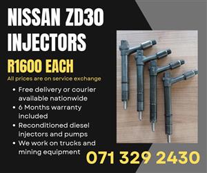 NISSAN ZD30 INJECTORS FOR SALE WITH WARRANTY INCLUDED 