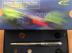 NEW SUBARU TEAM RALLY RADIO/PEN SET -VERY RARE