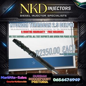 2.9 Delphi Terrican Diesel Injectors