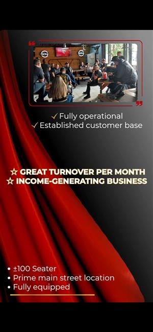 BUSINESS FOR SALE – PRIME MAIN STREET OPPORTUNITY 