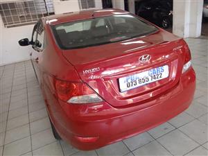 2012 HYUNDAI ACCENT 1.6  MAROON COLOR PETROL   MANUAL  