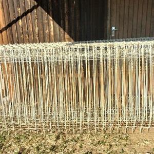 White Metal Fencing / Bars x 10 Units For Sale!