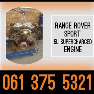 Range Rover Sport 5.0 V8 supercharged engine