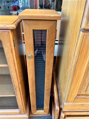Oak 50 holder CD cabinet