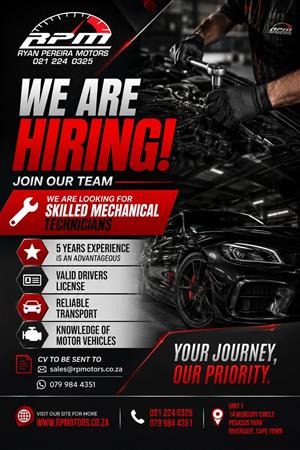Skilled Mechanic Technician