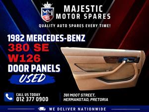 1982 Mercedes-Benz 380 SE W126 Door Panels for Sale - Used 