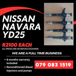 NISSAN NAVARA YD25 INJECTORS FOR SALE WITH WARRANTY 