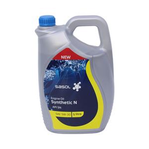 Sasol Synthetic Engine Oil 5W30 API SN - 5 Litre