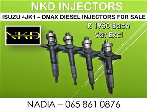 ISUZU DMAX DIESEL INJECTORS FOR SALE ON SERVICE EXCHANGE