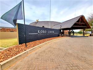 House For Sale in Koro Creek Golf Estate