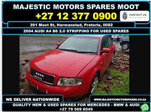 2004 Audi A4 B6 2.0 stripping for used spares for sale