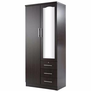 2DOOR WARDROBE WITH MIRROR R1799-( YOU CAN PAY AT HOME )