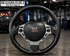 OEM NISSAN GT-R STEERING WHEEL AVAILABLE.