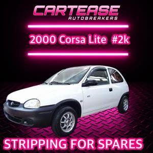 2000 Corsa Lite #2K Stripping For Spares